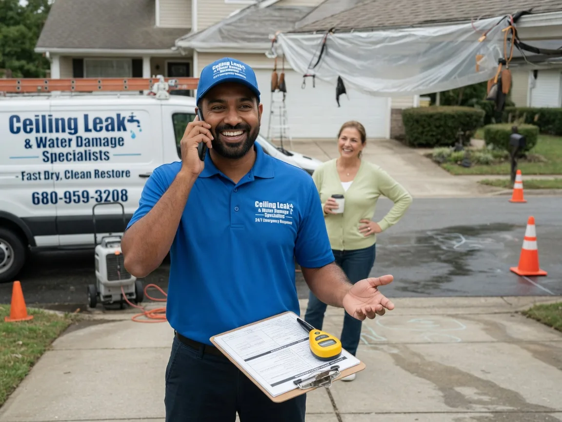 Ceiling Leak Cleanup Pinewood, SC FAQs